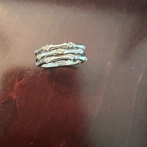 Elegant Silver Stacked Ring